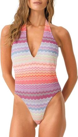 PQ Swim Remi One-Piece Swimsuit in Sunkissed at Nordstrom, Size Medium