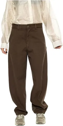 Carhartt Work in Progress Broeken, Dames, Bruin, M, Straight Broeken