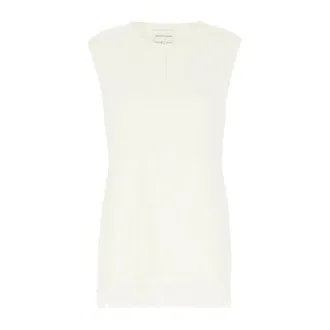 Loulou Studio Sleeveless Tops, female, Beige, Size: L Stylish TOP for Fashion Lovers