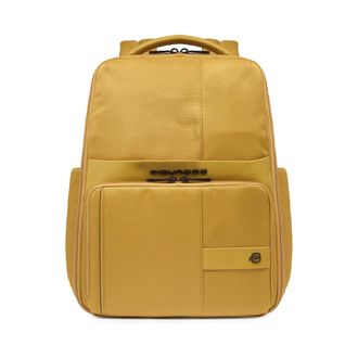 Piquadro Tassen, Heren, Geel, ONE Size, Laptop- en i Pad-rugzak