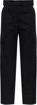 Iro Indra Cargo Pants - Dames - Straight fit broeken - Zwart - M - Katoen - Broeken