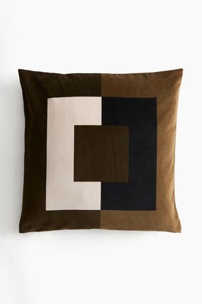 H&M Kissenh&uuml;lle aus Samt - Green