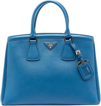 Prada Pre-owned Handbags, female, Blue, Size: ONE SIZE Pre-owned Parabole