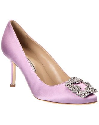 Manolo Blahnik Hangisi 70 Satin Pump