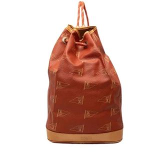 Louis Vuitton Pre-owned Bucket Backpack - Dames - Pre-owned - Rood - Maat: ONE Size Leer