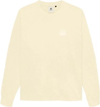 New Amsterdam Surf Association Lange mouw ronde hals T-shirt - Heren - Longsleeves - Geel - S - Katoen - Tops