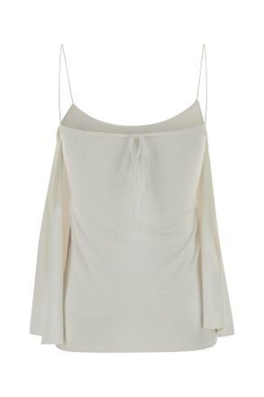 Jacquemus Womens Le Haut Voile White Principal:viscose Polyester Maglie Sweater