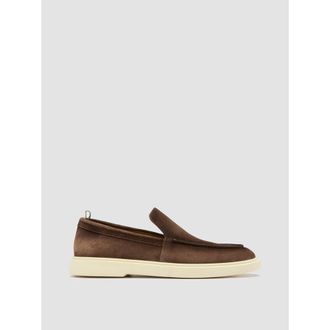 Officine Creative Bones 002 Suede Loafer in Brown at Nordstrom, Size 46