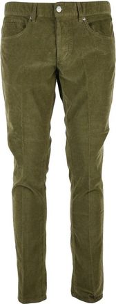 Dondup George Velvet Trousers - Green