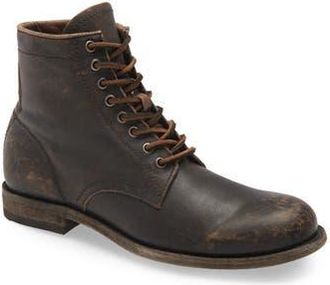 Frye Tyler Plain Toe Boot in Black at Nordstrom Rack, Size 10.5