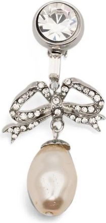 N&deg;21 Earrings Metallic Pearl And Diamond