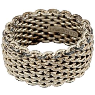 Tiffany & Co. Silver Silver 925 Band Ring (Pre-Owned)