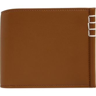 J.W.Anderson Loafer Leather Bifold Wallet in Tan at Nordstrom