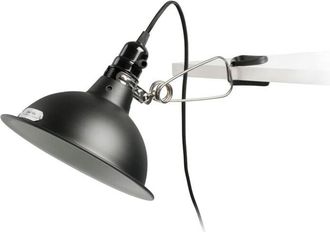 Faro Barcelona Pepper Lampada Con Clip Nero E27 40W Marca Faro