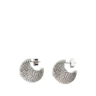 Jacquemus Halvemaan Oorbellen - Dames - Oorbellen - Grijs - ONE Size - Accessoires