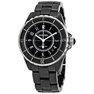 Chanel Pre-owned Chanel J12 Black Black Dial Unisex Watch H0685