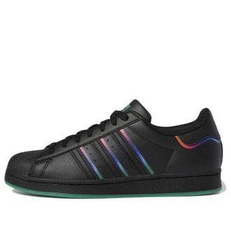 adidas Superstar Black Green GW1627