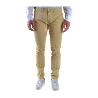 Jacob Cohen Straight Trousers - male - Jacob Coh&euml;n - Straight Trousers - Yellow - W33 - Trousers