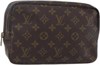 Louis Vuitton Pre-owned Clutches, female, Brown, Size: ONE SIZE Pre-owned Canvas Clutch