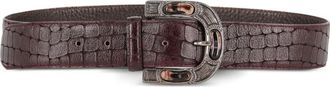 Nanni leather belt - women - Calf Leather - One Size - Brown