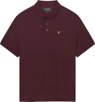 Lyle & Scott Effen Poloshirt - Heren - Polos - Paars - 5XL - Katoen - Tops