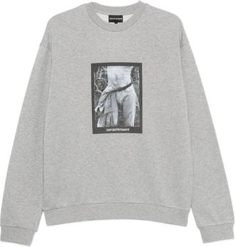 Emporio Armani Capsule Truien Grijs - Heren - Sweatshirts - Grijs - XL - Katoen - Hoodies & sweatvesten