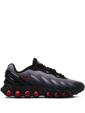 Nike Air Max Dn8 Black Gym Red sneakers - men - Fabric/Rubber/Fabric - 11.5