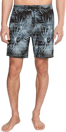 Rvca Steady Stripe Trunk Mens Shorts Moody Blue : 32, Elastane/Polyester