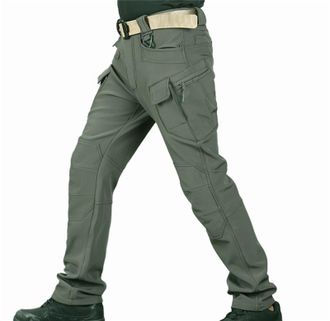 Generic Truetailor Fleece Lined Waterproof Utility Trousers, 2026 True Tailor Work Pants, Mens Hiking Cargo Tactical Hunting Pants (Green,XL)