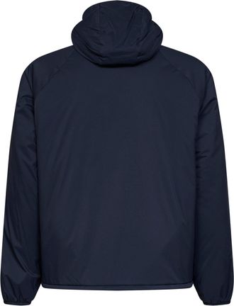 Burberry Mens Hooded Jacket Dunwich Navy Blue Nylon Polyamide Bomber
