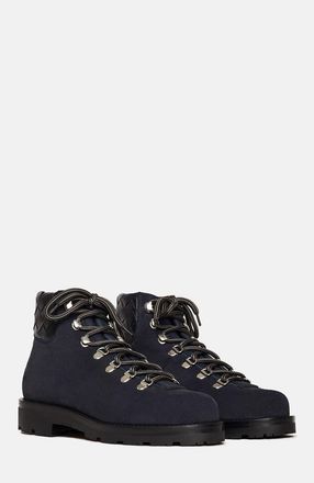 Scarosso Catherine Boots in Navy - Suede at Nordstrom, Size 38.5
