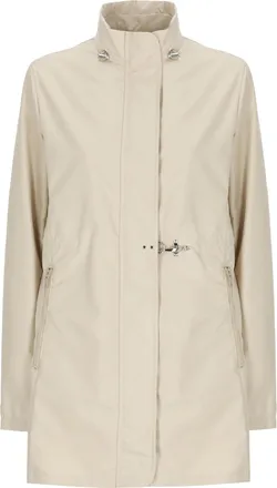 Fay Beige Waterproof Hook-Fastening Jacket