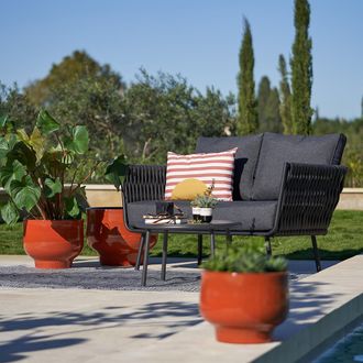 La Redoute Interieurs Tuinbank 2 zit aluminium, Masai