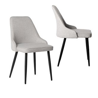 Klast Packs 2 sillas tela gris 52 x 87 cm