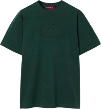 Gucci Heren, Tops, Groen, Maat: M Katoen