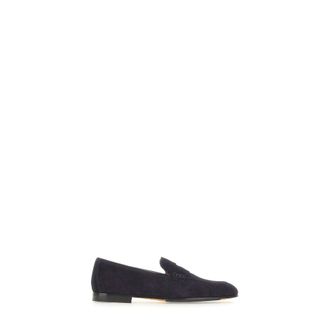 Doucal's Loafers, male, Blue, Size: 7 1/2 US Penny Loafer