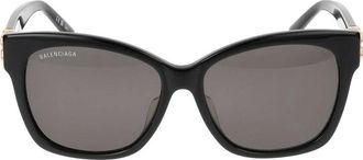 Balenciaga Sunglasses, female, Black, Size: 57 MM Bb0102Sa Sunglasses