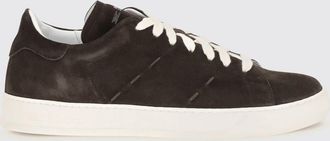 Kiton Sneakers low-top in pelle di vitello scamosciata con caviglia elasticizzata