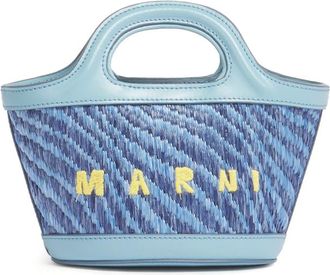 Marni Logo-embroidered Tote Bag