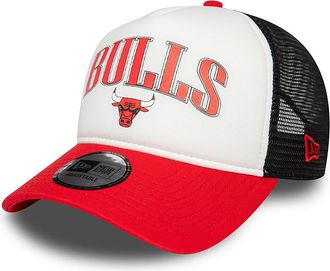 New Era Unisex Trucker Cap E-Frame Red Nylon Hat