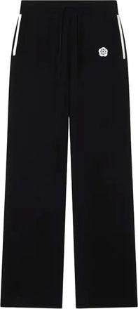 Kenzo Pantaloni sportivi con ricamo - Nero