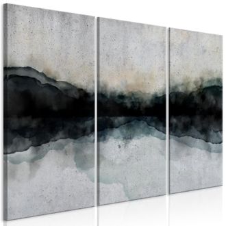 Artgeist Dipinto - Superficie Di Un Lago Di Montagna (3 Parti)