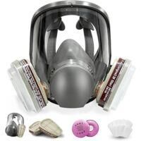OEM Mascarilla Respiratoria Reutilizable Con Filtros, M&aacute;scara Antig&aacute;s Protectora, M&aacute;scara Antipolvo Para Pintura, Soldadura, Humos Org&aacute;nicos, Lijado Y Gra