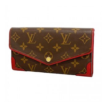 Louis Vuitton Brown Cerise Long Wallet (Bi-Fold) (Pre-Owned)