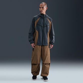 Nike Mens Tech Woven Oversized Pants in Brown | HM7158-235