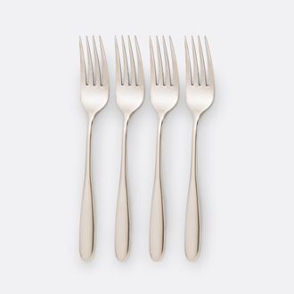 La Redoute Interieurs Set van 4 vorken in inox, Ebano