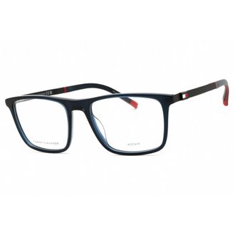 Tommy Hilfiger Mens Blue Rectangular Eyeglass Frames TH2081