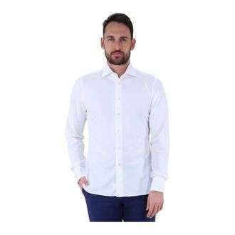 Borriello Camicia - Heren - Zakelijke Overhemden - Wit - L - Overhemden