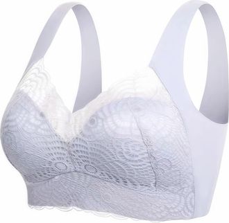 Generic Black Bralette Sexy Wireless Bras for Women UK Lace Floral Bralette Everyday Bra Full Coverage Wide Strap Solid Bras Breathable Lightweight Summer Lac