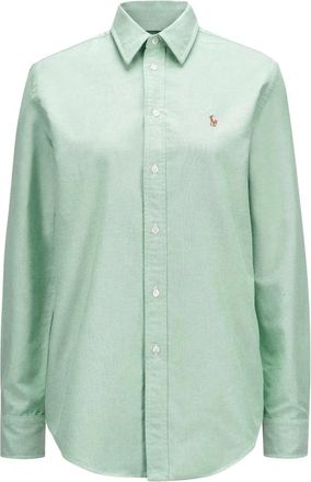 Polo Ralph Lauren Overhemden, Dames, Groen, XS, Shirts
